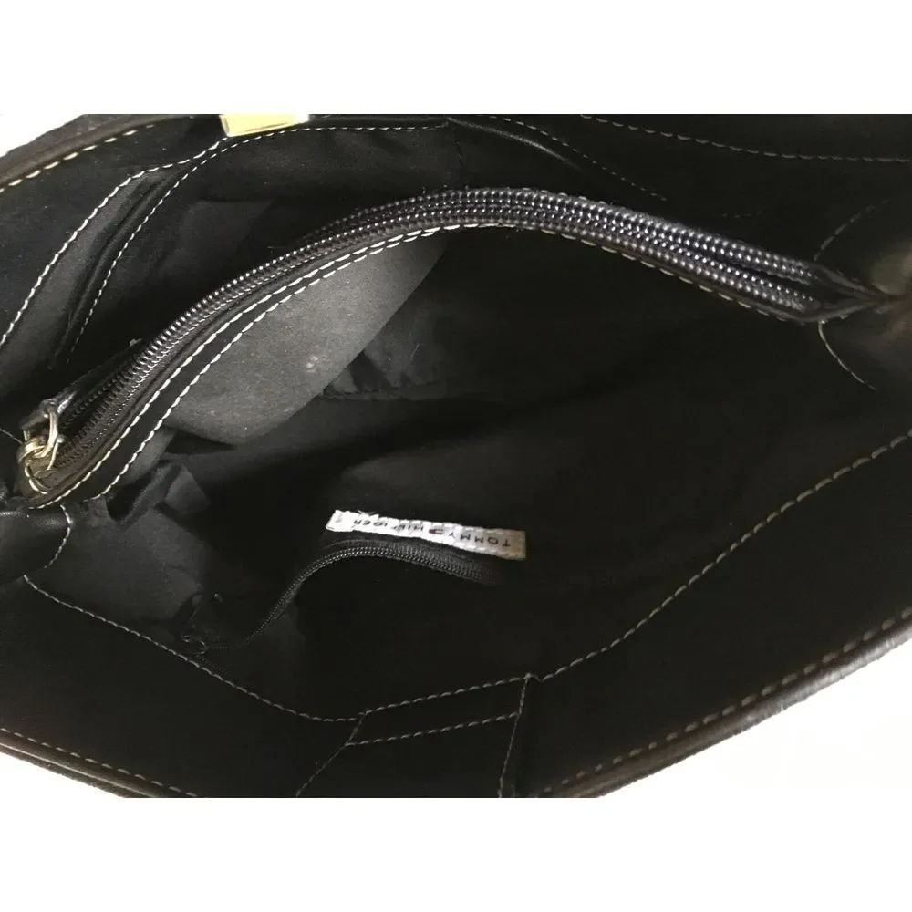 Tommy‎ Hilfiger Medium Black Hobo Shoulder Bag Purse